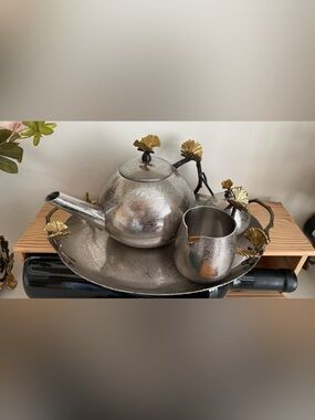 Michael Aram GINGKO BUTTERFLY 🦋 Teapot Set